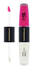 Huulepulk Dermacol 16H Lip Colour 2in1 16, 8 ml hind ja info | Huulekosmeetika | hansapost.ee