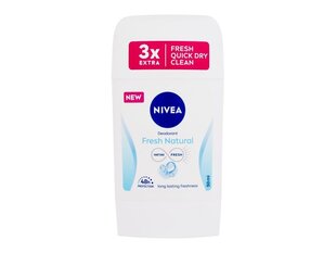 Higistamisvastane pulkdeodorant Nivea Fresh Natural Anti-Perspirant Stick naistele, 50 ml hind ja info | Dušigeelid ja deodorandid naistele | hansapost.ee