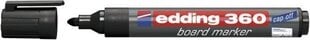 Маркер для доски Edding 360, черный цвет (EG1048) цена и информация | Канцелярские товары | hansapost.ee