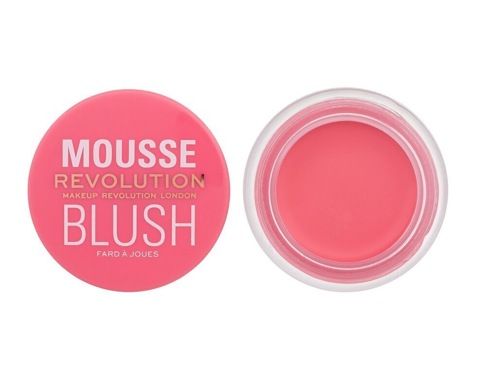 Põsepuna Makeup Revolution London Mousse Blush Squeeze Me Soft Pink, 6 g цена и информация | Päikesepuudrid ja põsepunad | hansapost.ee