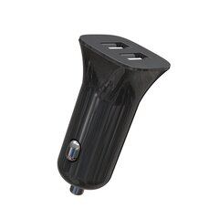 Autolaadija XO CC31Car Charger 2x USB + kaabel 2.4A / must hind ja info | Laadijad mobiiltelefonidele | hansapost.ee
