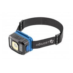 Прожектор на голову аккумуляторный 5Вт 120ЛМ, Hogert HT1E422 цена и информация | Фонарики, прожекторы | hansapost.ee