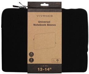 Vivanco сумка для ноутбука Ben 13-14", черная цена и информация | Vivanco Ноутбуки, аксессуары | hansapost.ee