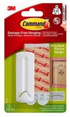 3M крючок для подвешивания картины Command 2.2 кг, белый цена и информация | Фоторамка | hansapost.ee