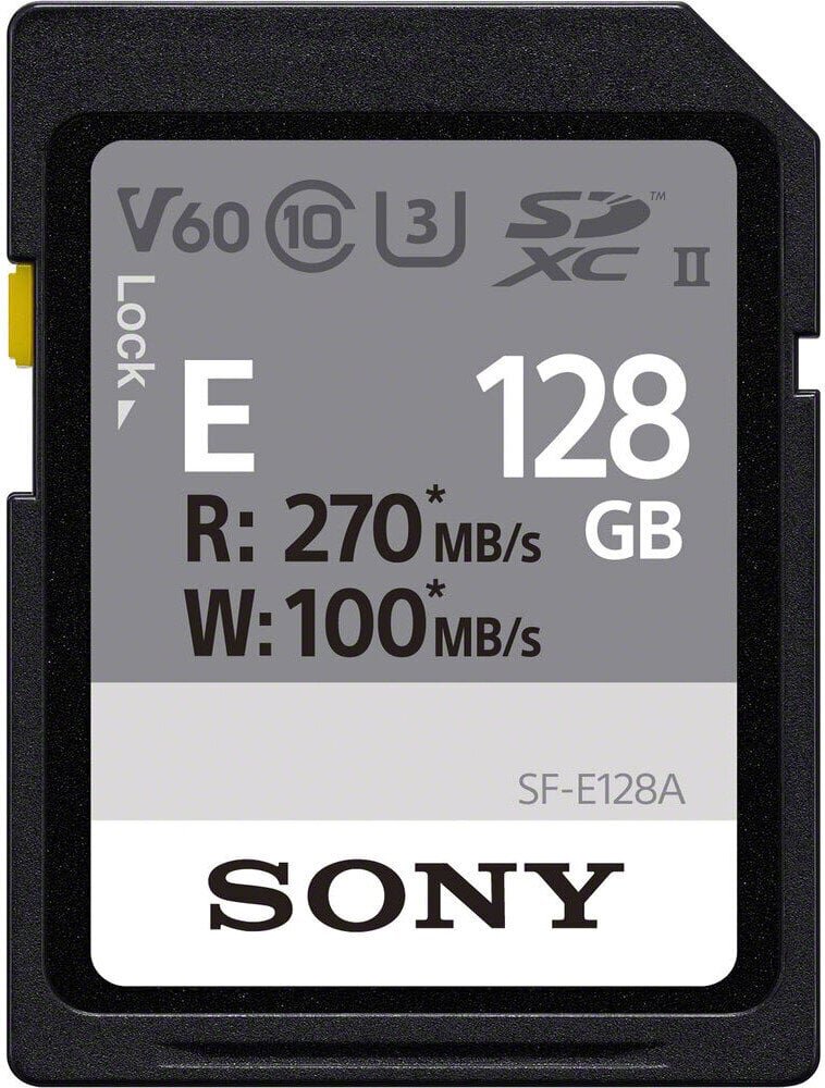 Sony mälukaart SDXC 128GB E UHS-II C10 U3 V60 цена и информация | Mälupulgad | hansapost.ee