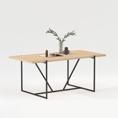Обеденный стол CINDY 180x90xH75см, дуб меламин цена и информация | Кухонные и обеденные столы | hansapost.ee