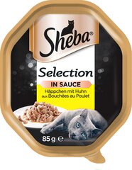 Sheba Selection kassidele koos kanaga, 22x85 g hind ja info | Sheba Lemmikloomatarbed | hansapost.ee