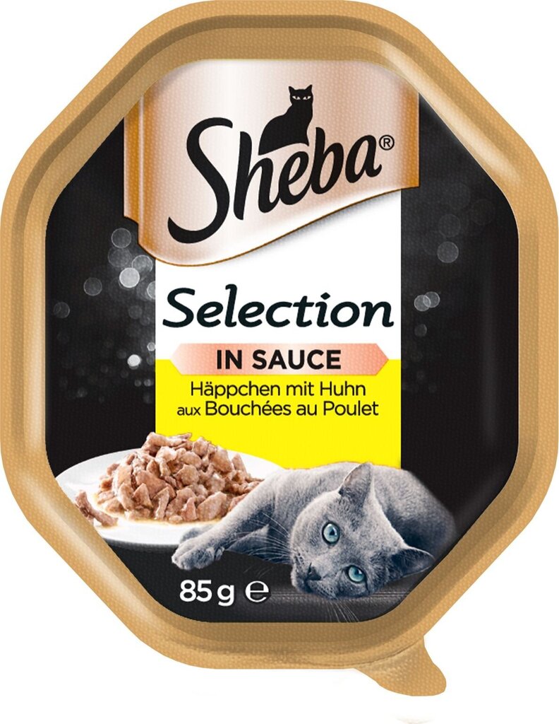 Sheba Selection kassidele koos kanaga, 22x85 g цена и информация | Kassikonservid | hansapost.ee