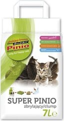 Комкующийся наполнитель для кошек Super Benek Clumping Natural Cruher 7 л цена и информация | Наполнители для туалета | hansapost.ee