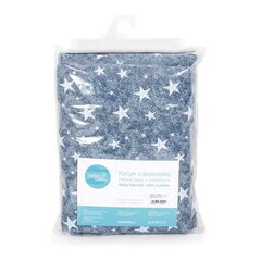 Комплект из подушки и одеяла CebaBaby Blue Stars, 75x100, 2 части цена и информация | CebaBaby Постельное белье и домашний текстиль | hansapost.ee