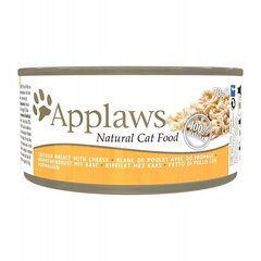 Applaws Cat Tin для взрослых кошек с курицей и сыром, 72x70 г цена и информация | Кошачьи консервы | hansapost.ee