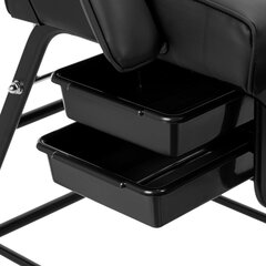 косметическое кресло, 557a с лотками, черное цена и информация | Мебель для салонов красоты | hansapost.ee