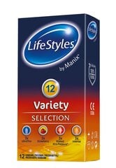 Презервативы LIFESTYLES VARIETY, 12 шт. цена и информация | Презервативы | hansapost.ee
