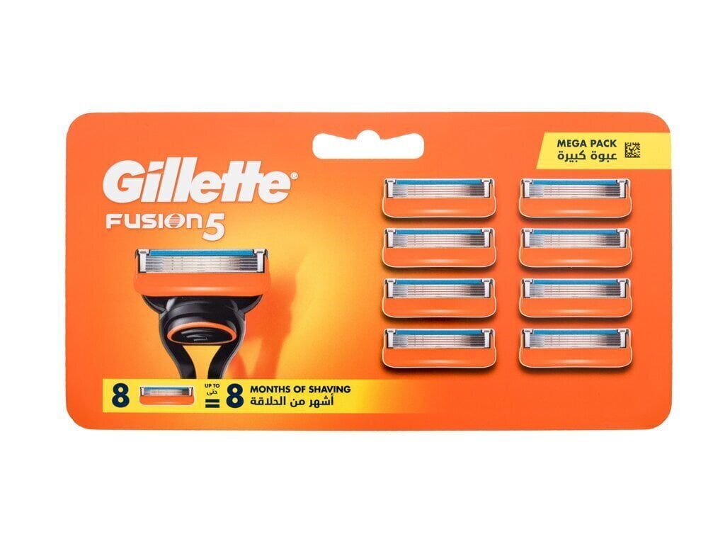 Raseerimispead Gillette Fusion5, 8 tk. цена и информация | Raseerimisvahendid | hansapost.ee