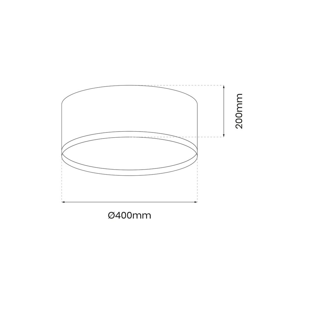 Plafoonvalgusti Rondo roheline 18w led цена и информация | Laelambid | hansapost.ee