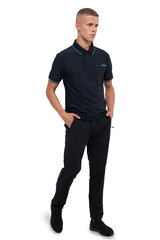 Мужская рубашка-поло Luhta JAALANKA, темно-синий цвет цена и информация | Мужские футболки | hansapost.ee