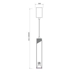 подвесной светильник, 1xgu10 цена и информация | Потолочный светильник, 38 x 38 x 24 см | hansapost.ee