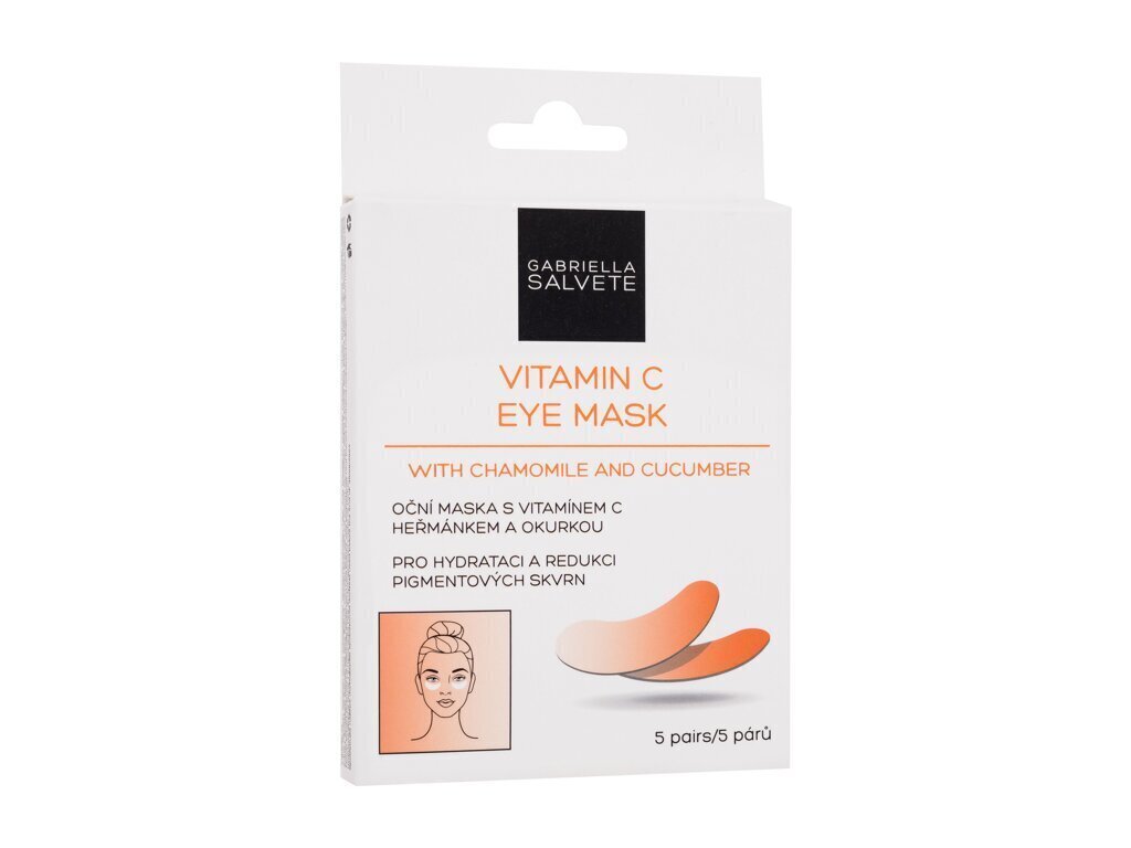 Silmamask Gabriella Salvete Vitamin C Eye Mask, 5 tk. hind ja info | Näomaskid ja silmamaskid | hansapost.ee