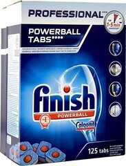 Таблетки для посудомоечных машин Finish»Professional Powerball Tabs, 125 шт цена и информация | Гели для посудомоечных машин | hansapost.ee