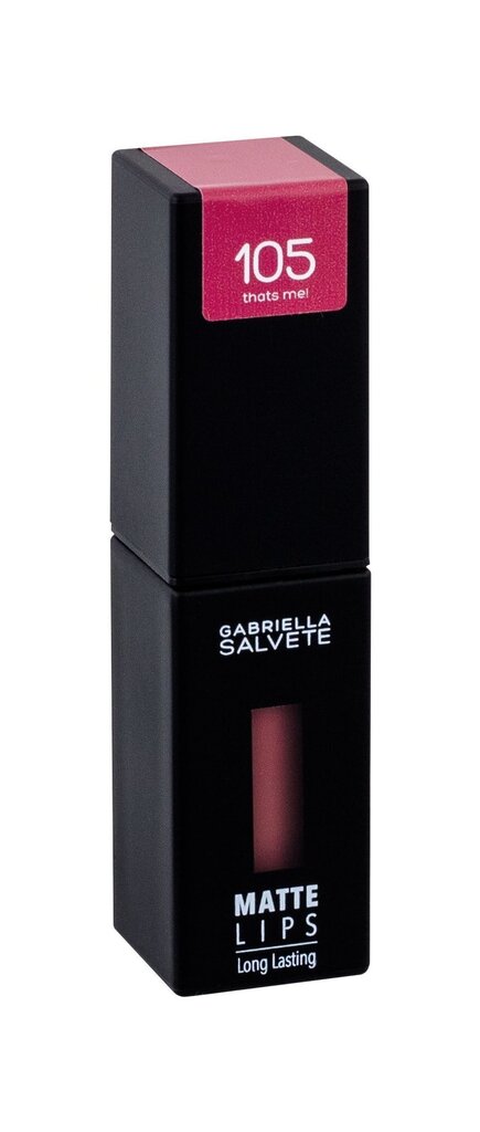Huulepulk Gabriella Salvete Matte Lips 4.5 ml, 105 Thats Me! цена и информация | Huulekosmeetika | hansapost.ee