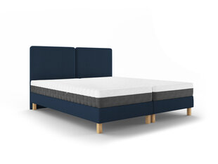 Кровать Mazzini Lotus, 160x200 см, голубой цвет цена и информация | Кровати | hansapost.ee