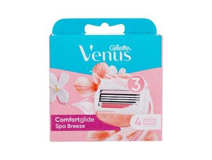Бритвенные головки Gillette Venus Spa Breeze Blades для женщин, 4 шт. цена и информация | Средства для бритья | hansapost.ee