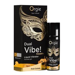 Geel Orgie Dual Vibe, 15 ml hind ja info | Orgie Kosmeetika täiskasvanutele | hansapost.ee