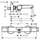 Termostaadiga vannisegisti Hansgrohe Versostat, 15348000 hind ja info | Vannitoa segistid | hansapost.ee