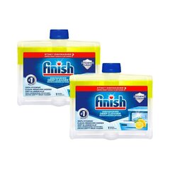 Finish nõudepesumasina puhastusvahend Lemon 250ml x 2 цена и информация | Средства для мытья посуды | hansapost.ee