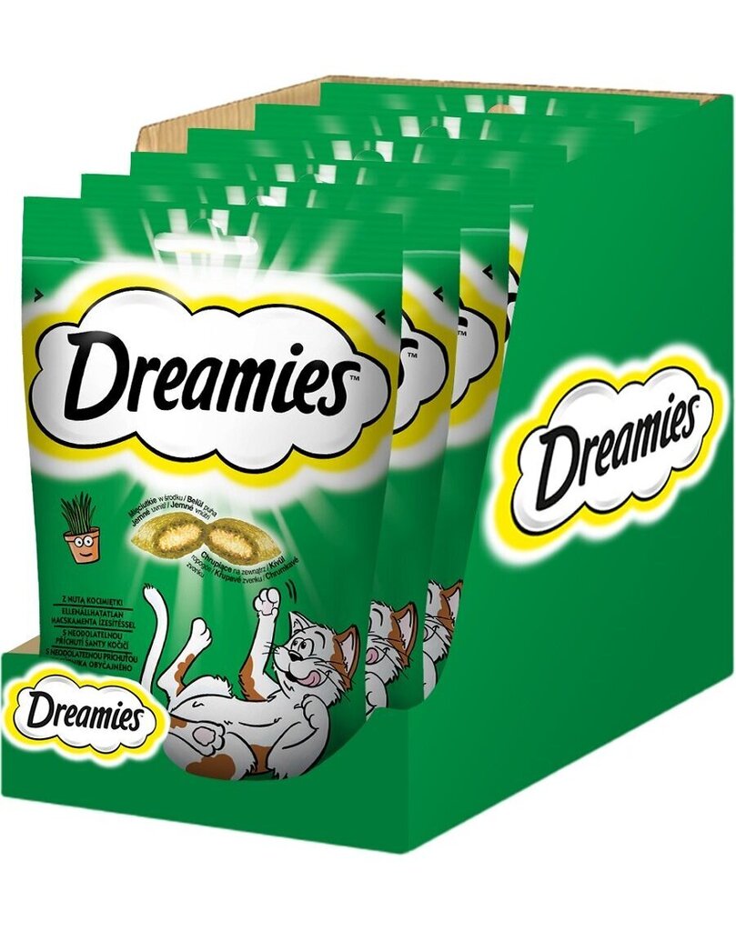 Dreamies kassidele koos naistenõgesega, 6x60 g цена и информация | Kasside maiused | hansapost.ee