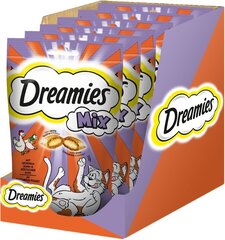 Dreamies Mix kassidele koos pardi ja kanaga, 6x60 g hind ja info | Dreamies Lemmikloomatarbed | hansapost.ee