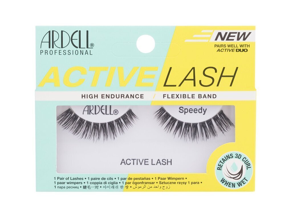 Kunstripsmed Ardell False Eyelashes Active Lash, Speedy hind ja info | Kunstripsmed, ripsmeliim ja ripsmekoolutajad | hansapost.ee