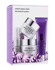 Näohoolduskomplekt Clinique Smart Super Stars Skincare Set: päevakreem Repair Treatment Retinol, 30 ml + päevakreem Smart SPF15, 15 ml + öökreem Smart Night, 15 ml + silmakreem Eye Treatment, 5 ml hind ja info | Näokreemid | hansapost.ee