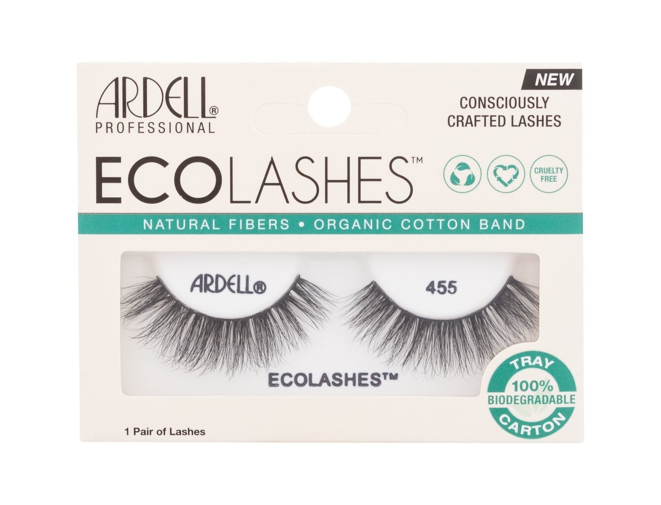 Kunstripsmed Ardell Eco Lashes, 455 Black hind ja info | Kunstripsmed, ripsmeliim ja ripsmekoolutajad | hansapost.ee