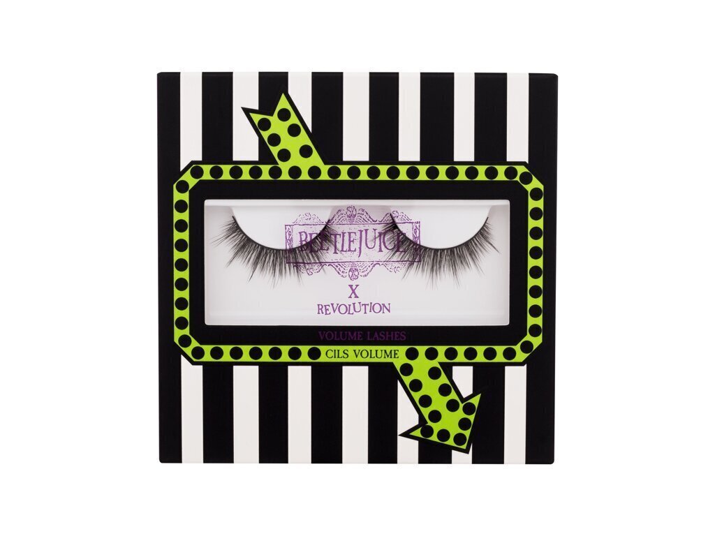 Kunstripsmed Makeup Revolution London Beetlejuice цена и информация | Kunstripsmed, ripsmeliim ja ripsmekoolutajad | hansapost.ee