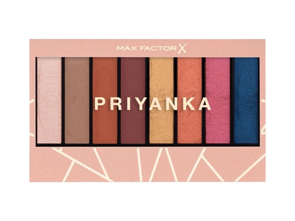 Lauvärvipalett Max Factor Priyanka Masterpiece Palette, 007 Fiery Terracotta, 6,5 g цена и информация | Lauvärvid, ripsmetušid ja silmapliiatsid | hansapost.ee