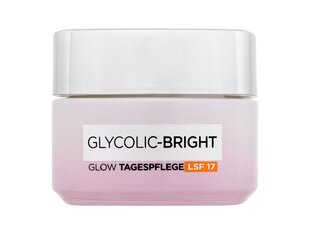 Осветляющий дневной крем L&#39;Oréal Paris Glycolic-Bright Glowing Cream Day, 50 мл цена и информация | Кремы для лица | hansapost.ee