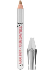 Benefit Gimme Brow+ Карандаш для бровей, 3 теплый светло-коричневый, 0,6 г цена и информация | Карандаши, краска для бровей | hansapost.ee