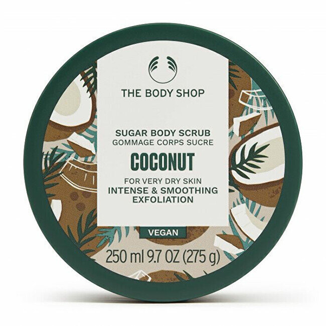 The Body Shop kookospähkli kehakoorimine, 250 ml цена и информация | Kehakoorijad | hansapost.ee