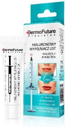 Huuli täidlasemaks muutev toode Eveline Cosmetics Dermofuture Hyaluronic, 12 ml цена и информация | Huulekosmeetika | hansapost.ee