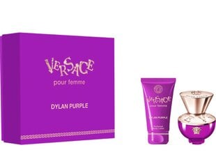 Versace Pour Femme Dylan Purple komplekt naistele: parfüümvesi EDP, 30 ml + kehakreem, 50 ml цена и информация | Духи для Нее | hansapost.ee