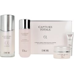Dior Capture Totale Ritual naistele: näolotion 50 ml + näoseerum 50 ml + pinguldav näokreem 15 ml + silmakreem 5 ml + kosmeetikakott hind ja info | Näokreemid | hansapost.ee