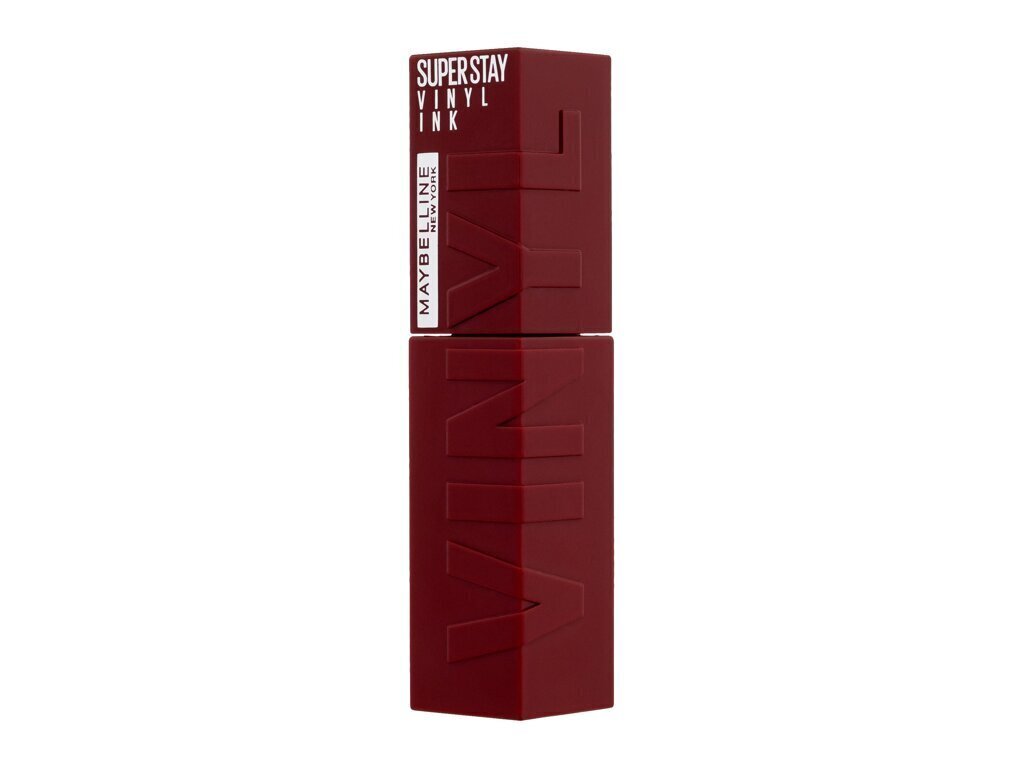 Huulepulk Maybelline vedel huulepulk SuperStay Vinyl Ink, 130 Extra, 4,2 ml hind ja info | Huulekosmeetika | hansapost.ee