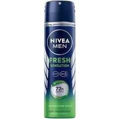 Спрей-антиперспирант Nivea Sensation Fresh для мужчин, 150 мл цена и информация | Дезодоранты | hansapost.ee