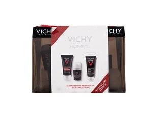 Набор Vichy XMas Homme для мужчин: дневной крем для лица, 50 мл + шариковый антиперспирант, 50 мл + гель для душа, 200 мл цена и информация | Vichy Для ухода за лицом | hansapost.ee