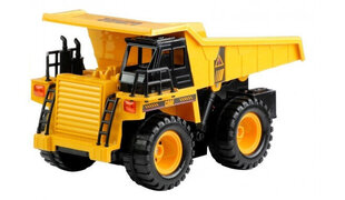 Puldiga juhitav prügiauto RoGer Dump Truck with Remote Control / Yellow hind ja info | Mänguasjad poistele | hansapost.ee