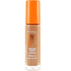 Тональный крем Rimmel Lasting Radiance Foundation, 400 Natural Beige, 30 мл цена и информация | Пудры, базы под макияж | hansapost.ee