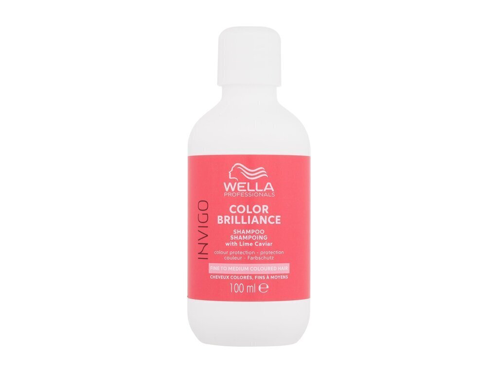 Šampoon värvitud juustele Wella Professionals Invigo Color Brillance Shampoo naistele, 100 ml hind ja info | Šampoonid | hansapost.ee