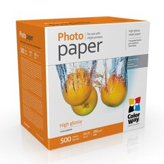 ColorWay Photo Paper 	PG2605004R Glossy  White  10 x 15 cm  260 g/m² - цена и информация | ColorWay Мобильные телефоны, Фото и Видео | hansapost.ee