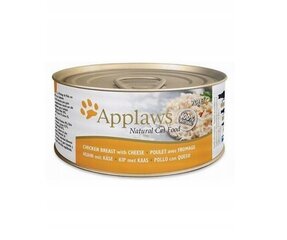 Applaws Cat Tin для взрослых кошек с курицей, 72х156 г цена и информация | Кошачьи консервы | hansapost.ee